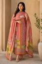 Rosé Handcrafted Shimmer Georgette Suit Set