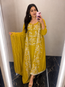 Noor-e-Jungle Mustard Luxury Suit Set