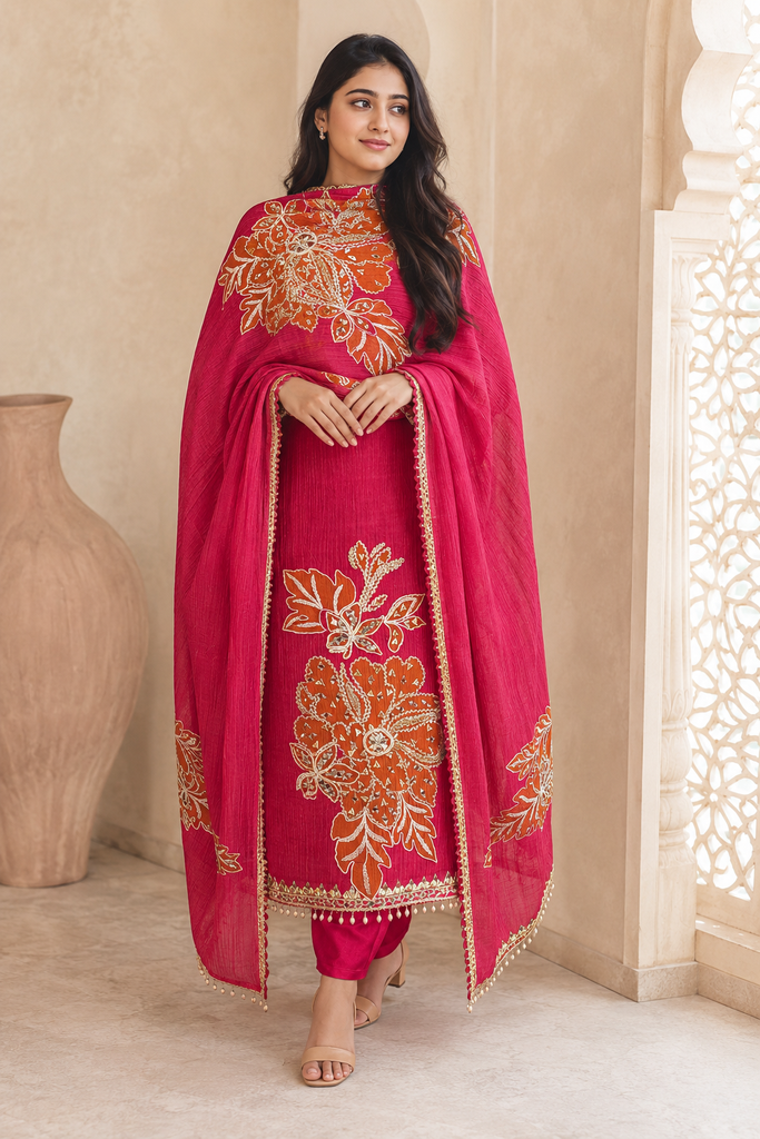 Gulnaar Noor Premium Festive Suit Set